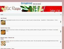 Tablet Screenshot of dskrecipes.com
